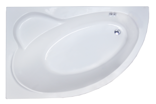 Акриловая ванна Royal Bath Alpine левая 170x100см белый RB819102L