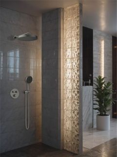 Душевая система с термостатом AltroBagno Bilancia 040413 GrMt оружейная сталь