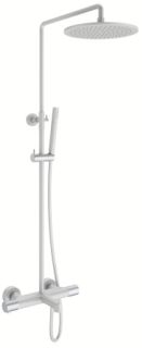 Душевая система с термостатом AltroBagno Intento 030424 BiOp белый матовый
