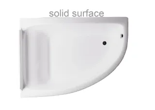 Ванна из искусственного камня Astra-Form Анастасия 01010063 левая 182x125 см белый матовый