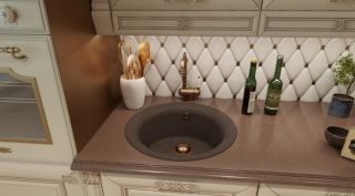 Кухонная мойка Florentina Антик антрацит