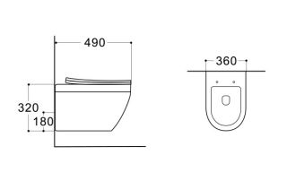 Комплект унитаза с инсталляцией Aquatek Set Aquatek Лея инсталляция Standard INS-0000012 унитаз Лея AQ1199-00 с тонким сиденьем soft-close
