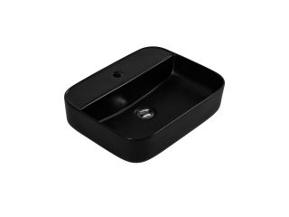 Раковина накладная Aquatek Вега AQ5506-MB 50 см чёрный матовый