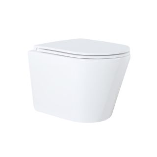 Сет AZARIO Teramo AZ-8010-1000+AZ-8200-0013+AZ-0053 инсталляция с панелью смыва + унитаз ( круглый) с сидением микролифт +клавиша черная