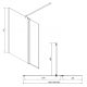Душевая перегородка Azario CHICAGO AZ-NAR6321 1400 1400х1950