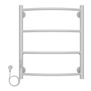 Полотенцесушитель электрический AZARIO VERONA AZ04756W 500/600 4 секции, диммер слева, белый