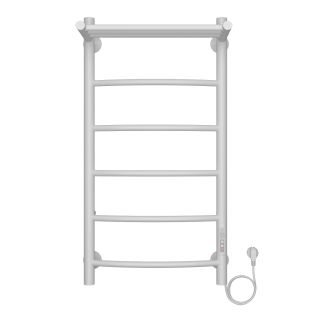 Полотенцесушитель электрический AZARIO VERONA AZ04848PW 400/800 5 секций, с полкой, тен справа, белый