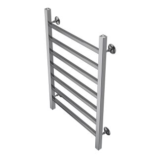 Полотенцесушитель водяной AZARIO ANCONA AZ75558 500/800 квадрат, 7 секций, нижнее/диагональное подключение, 1/2, хром