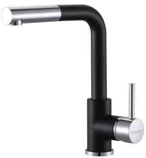 Смеситель для кухни Paulmark Kassel Ka214311-418 чёрный металлик