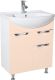 Тумба под раковину Bellezza Альфа 55см бежевая 00000005236