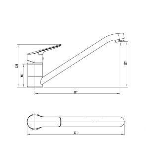 Смеситель для кухни RUSH SAMUI (SA0930-26)