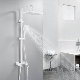 Душевая стойка Shevanik S6826C белый