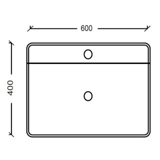 Раковина накладная Boheme Neoart белый 818