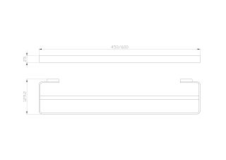 Вешалка для полотенец Wonzon & Woghand Lotte WW-8311A-BG брашированное золото