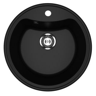 Кухонная мойка Ulgran Classic U-601-344 ультра-чёрный