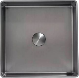 Накладная раковина Gappo GX201-9 36 см оружейная сталь