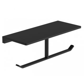 Двойной держатель для туалетной бумаги с полкой Wonzon & Woghand Eclipse WW-9156-BL чёрный