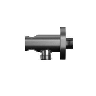 Угловой соединительный элемент с держателем лейки WHITECROSS Y1005NIB брашированный никель