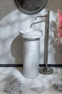 Пьедестал для раковины Armadi Art Sole Corian 801-Base-GR серый