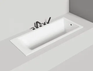 Ванна из искусственного камня Salini Cascata S-Sense 104113G 170x75см белый глянцевый