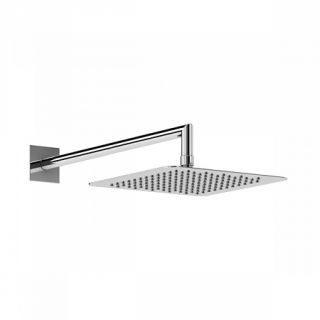 Верхний душ квадратный с изливом, хром Cezares PORTA-TDDQ-30-01