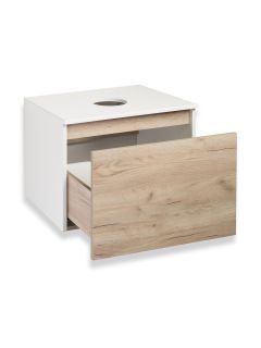 Тумба под раковину Runo крафт дуб Бари 60 (00-00001374)