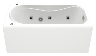 Акриловая ванна Bas Верона 150x70 см с каркасом