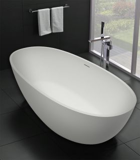 Ванна из искусственного камня Azario CLOVIS CLO17085S 1690х850х540 свободностоящая