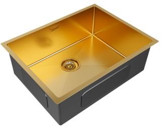 Мойка кухонная Paulmark Next PM215844-BG брашированное золото