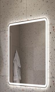 Зеркало Cezares 600x800x30мм со встроенной разноцветной подсветкой RGB и сенсорным выключателем CEZARES CZR-SPC-MC-600-800-RGB-TCH