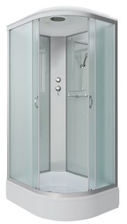 Душевая кабина Niagara NG-33084-14L 100x80см серебро/матовое