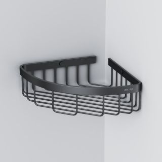 Корзина для душа угловая Am.Pm Sense L чёрный матовый A7452122