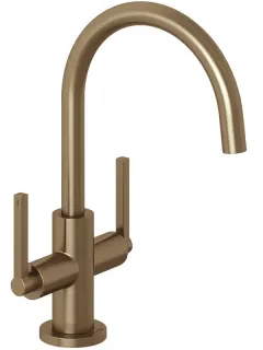 Смеситель для раковины Kludi Nova Fonte Puristic 20118N115 брашированная бронза