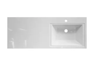 Раковина над стиральной машиной Эстет Dallas silk ФР-00014935 П 120см белый