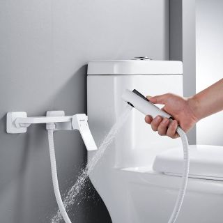 Гигиенический душ со смесителем Shevanik S6105C-1 белый