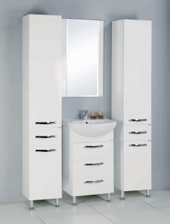 Шкаф-колонна Акватон Ария белый 1A124303AA010