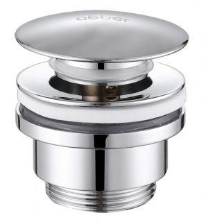 Донный клапан для раковины ABBER AF0011 без перелива хром