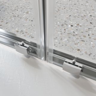 Душевая дверь BelBagno LUCE-BF-2-140-C-Cr хром