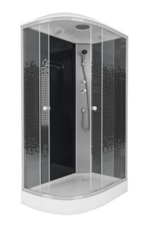 Душевая кабина Niagara NG-7510-14R BLACK 120х80х215