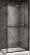 Душевая перегородка ABBER Immer Offen 100см чёрный AG60100B8