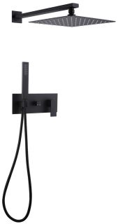 Душевая система ABBER Daheim чёрный матовый AF8218B