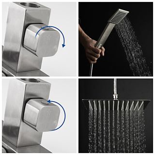 Душевая стойка Frap F24803 Сатин