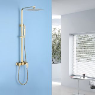 Душевая стойка ABBER Daheim золото матовое AF8220G