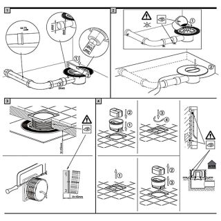 Душевой трап Gappo G81010-5 сатин