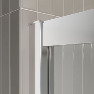 Душевой уголок BelBagno LUCE-AH-1-140/80-C-Cr хром