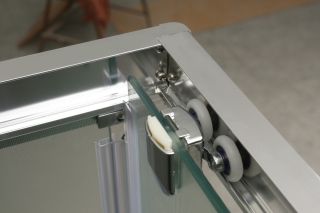 Душевой уголок BelBagno UNO-AH-1-120/90-P-Cr хром