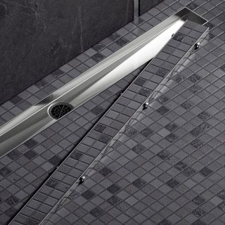 Душевой лоток Timo Drain System DS230207/01 70см с двусторонней панелью plate под плитку сатин