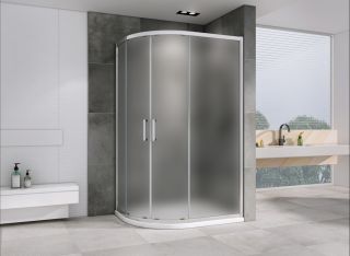 Душевой уголок ABBER Schwarzer Diamant AG01190M 100x90см хром