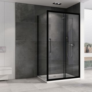 Душевой уголок ABBER Schwarzer Diamant 110x100см AG30110BH-S100B