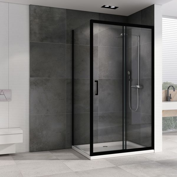 Душевой уголок ABBER Schwarzer Diamant 150x90см AG30150B-S90B